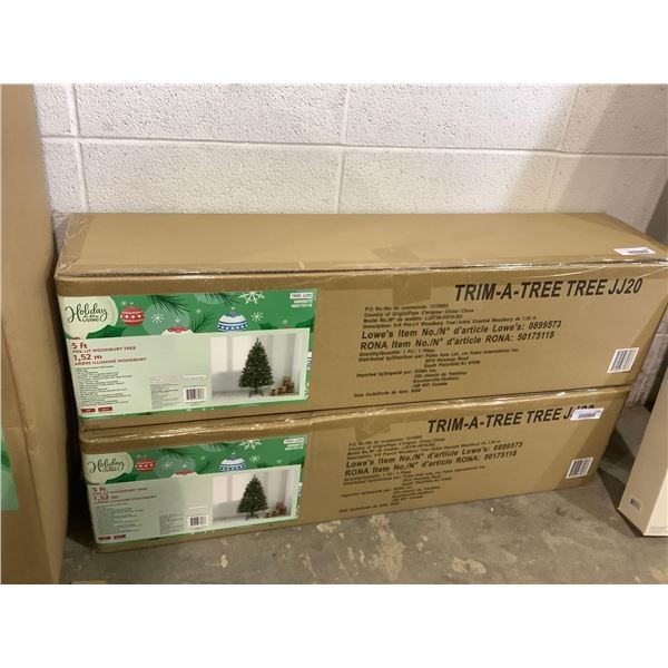 Holiday Living 5ft Pre-Lit Woodbury Tree