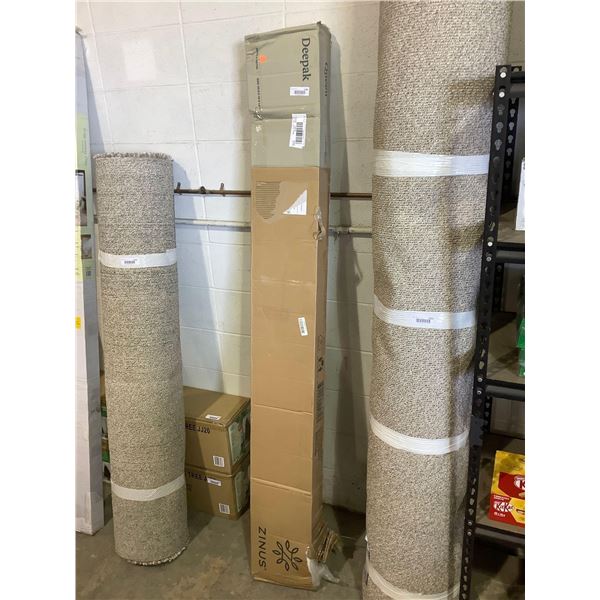 Zinus Deepak Queen Size Wood and Metal Wood Slat 1.6in Bunkie Board