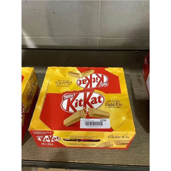 Kit Kat Caramelized White Gold Wafer Bars (48 x 45g)