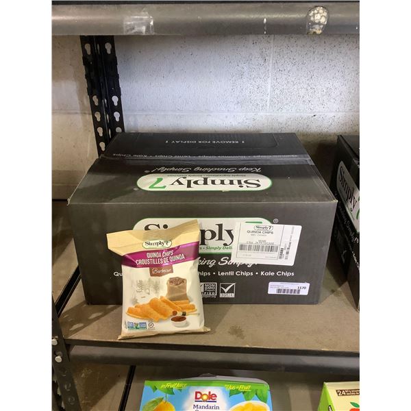 Case of Simply 7 BBQ Quinoa Chips (24 x 0.8oz)