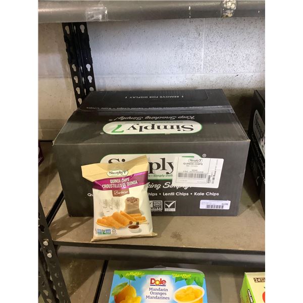 Case of Simply 7 BBQ Quinoa Chips (24 x 0.8oz)