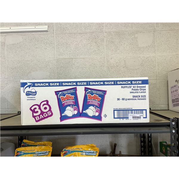 Case of Ruffles All Dressed Potato Chips (36 x 60g)