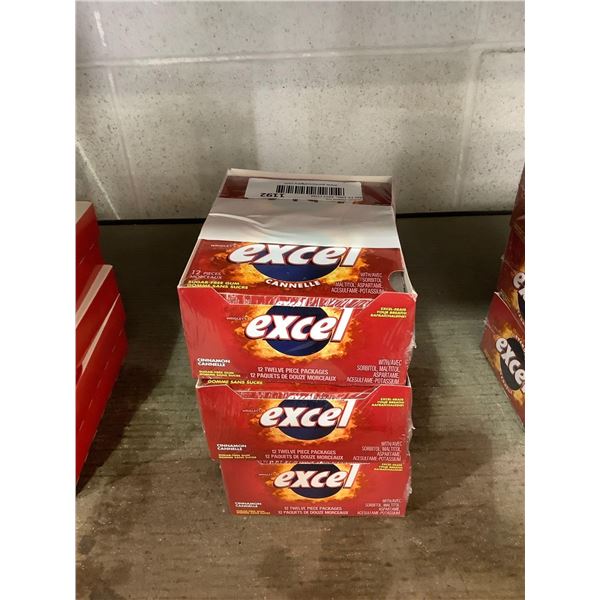 Excel Cinnamon Gum (12 pc x 12pk) Lot of 3