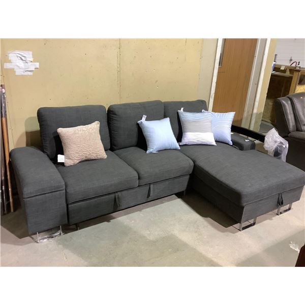 Sectional Sofa (Broken Leg and Console)
