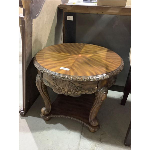 Wooden End Table (28in x 24in)
