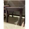 Image 2 : Wooden End Table (22in W x 22in L x 22in H)