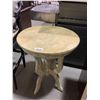 Image 1 : Wooden Round End Table (24in x 29in)