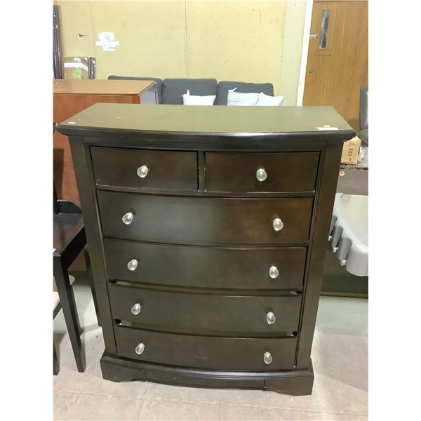 Wooden 6-Drawer Dresser (16in L x 42in W x 52in H) lightly used