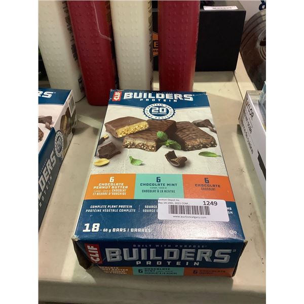 Cliff Builders Protein Bars (18 x 68g)