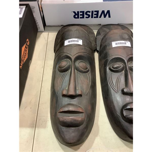 Decorative Wooden Mask 19in