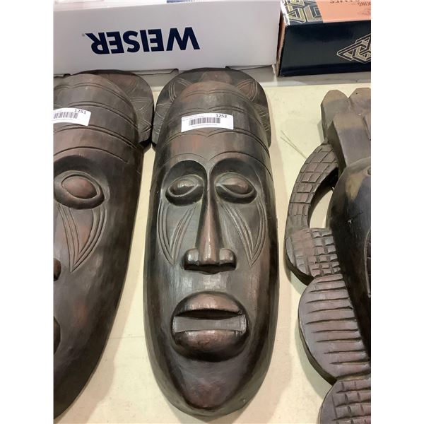 Decorative Wooden Mask 19in