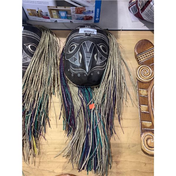 Decorative Wooden Mask 10in