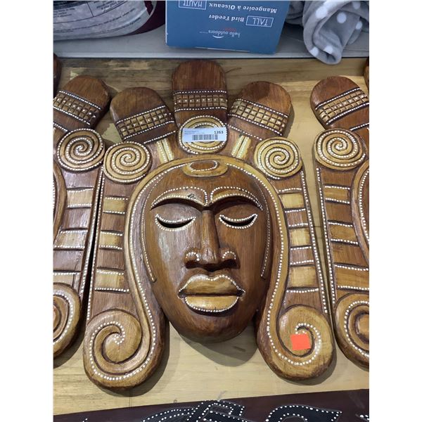 Decorative Wooden Mask 20in