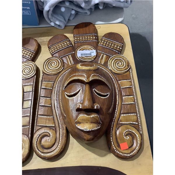 Decorative Wooden Mask 20in