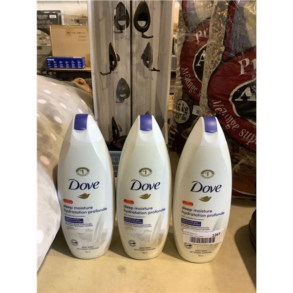 Dove Deep Moisture Body Wash (3 x 710mL)