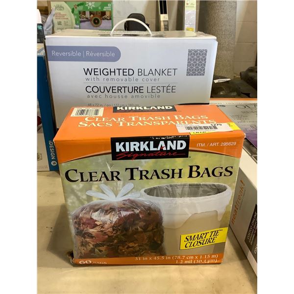 Kirkland 60 Clear Trash Bags