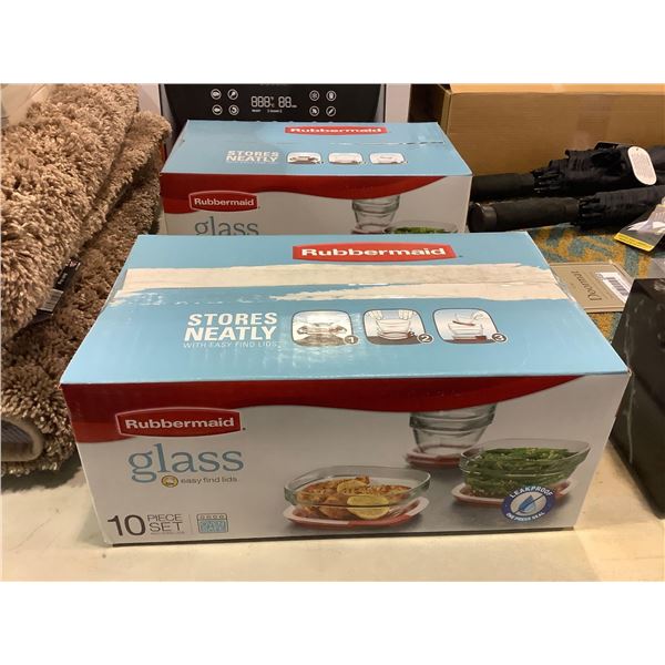 Rubbermaid Glass Food Storage Containers