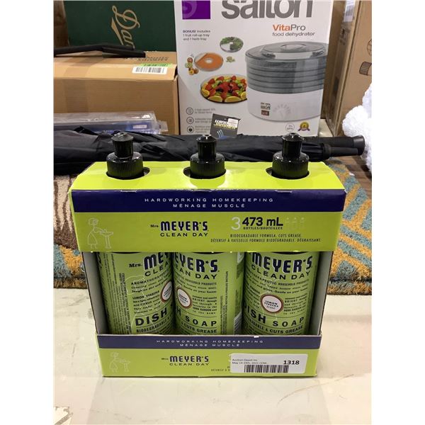 Mrs Meyers Clean Day Dish Soap (3 x 473mL)