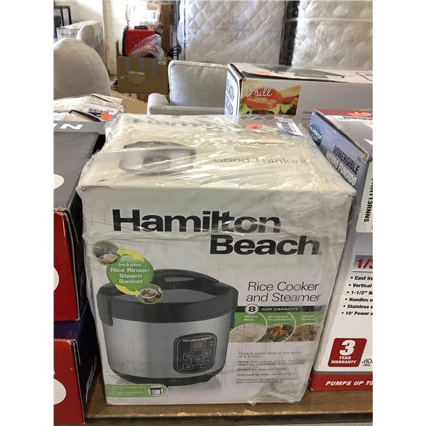 Hamilton Beach 8 Cup Rice Cooker/Steamer