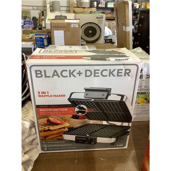 Black and Decker 3-in-1 Waffle Maker