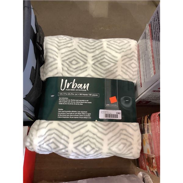 Life Comfort Urban Plush Throw Blanket (60in x 70in)