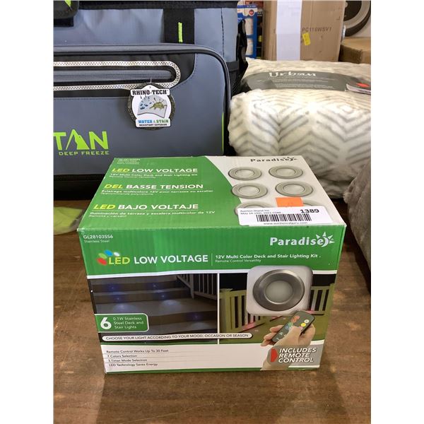 Paradise LED Low Voltage Multi Color Deck and Stair Lighting Kit