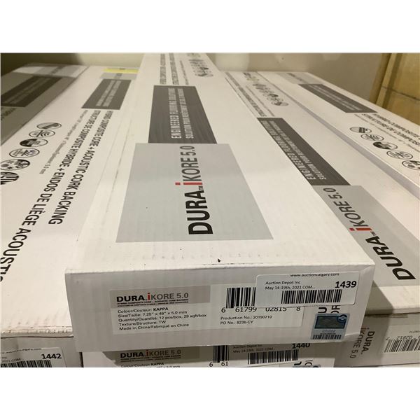 Dura iKore 5.0 Hybrid Composite Core and Acoustic Cork Backing Flooring - Color: KAPPA - Size: 7.25i