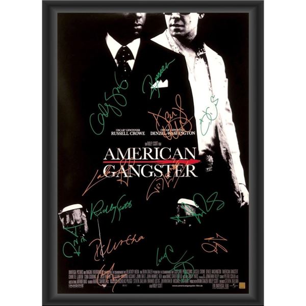 Signed American Gangster Movie Poster