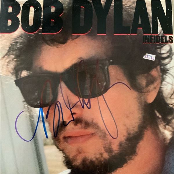 Signed Bob Dylan Infidels Album