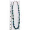 Image 6 : Vintage Navajo Sterling Turquoise Nugget Necklace