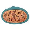 Image 1 : Original Brad Loving Petroglyph Pottery Plaque