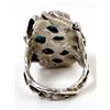 Image 5 : Navajo Sterling Persian Turquoise Ring, Size 9.5