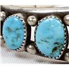 Image 2 : Navajo Sterling Turquoise Cuff Bracelet