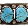 Image 3 : Navajo Sterling Turquoise Cuff Bracelet