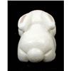 Image 6 : Zuni White Marble Rabbit Fetish by C. Yamutewa