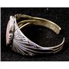 Image 3 : Navajo Sterling Pink Mother of Pearl Bracelet