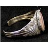 Image 4 : Navajo Sterling Pink Mother of Pearl Bracelet