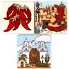 Image 1 : 3 Glazed Ceramic Pottery Tile Trivets