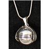 Image 2 : Sterling 6 Picture Photo Ball Locket Necklace