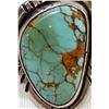 Image 2 : Navajo Old Pawn Sterling Turquoise Cuff Bracelet
