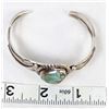 Image 7 : Navajo Old Pawn Sterling Turquoise Cuff Bracelet