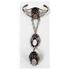 Image 1 : Navajo Sterling Mother of Pearl Slave Bracelet