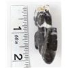 Image 10 : Zuni Zebra Marble Rabbit Fetish by Gibbs Othole