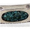 Image 2 : Vintage Navajo Sterling Chip Inlay Bracelet
