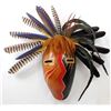 Image 1 : Native American Lumbee Gourd Mask by D. R. Nance