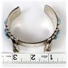 Image 8 : Vintage Navajo Sterling Turquoise Watch Bracelet