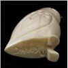 Image 9 : Yup'ik Walrus Tusk Ivory Owl by Davis Uglwook