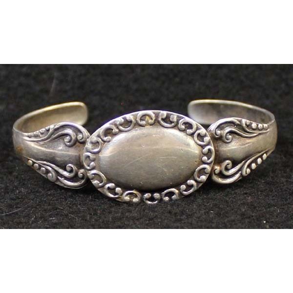 Vintage Sterling Silver Spoon Bracelet