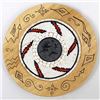 Image 1 : Handbeaded Wooden Carved Plate