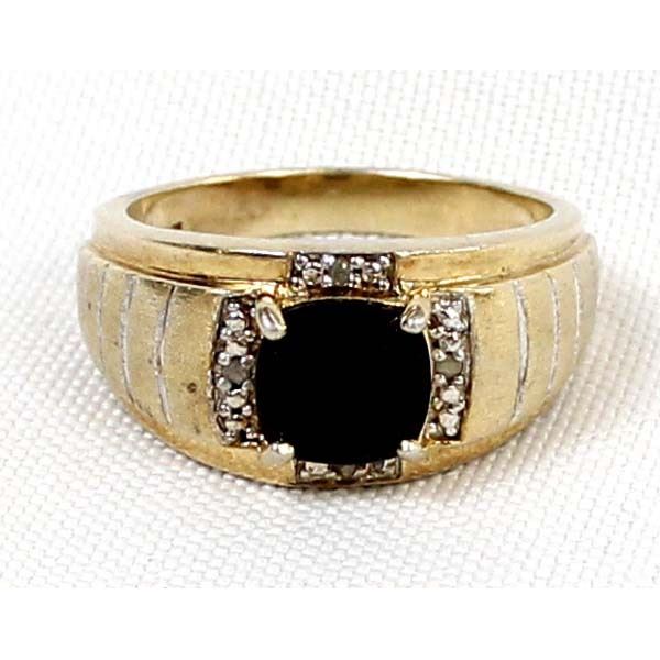 Gold Plate Sterling Silver Ring, Size 10.5